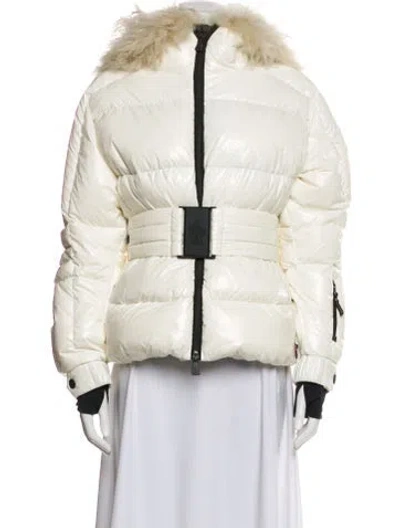 Pre-owned Moncler Down Down Jacket In Neutral