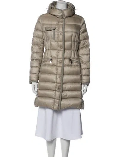 Pre-owned Moncler Down Down Jacket In Neutral
