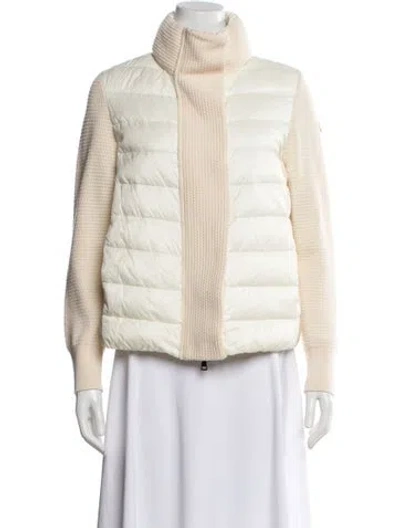 Pre-owned Moncler Down Down Jacket In Neutral