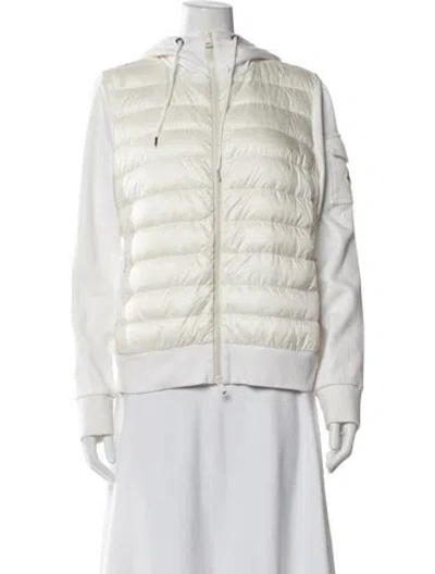 Pre-owned Moncler Down Down Jacket In Neutrals