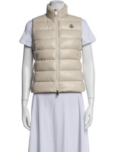 Pre-owned Moncler Down Down Jacket In Neutrals