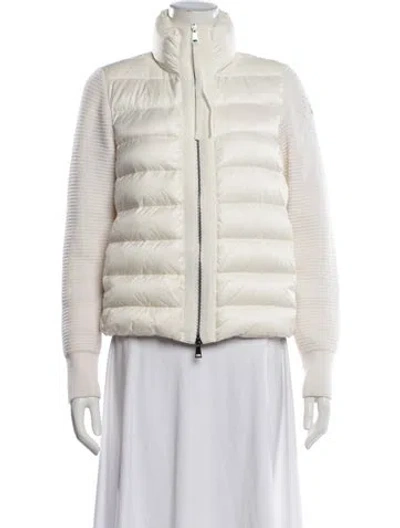 Pre-owned Moncler Down Down Jacket In Neutrals
