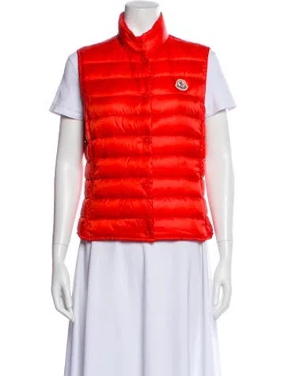 Pre-owned Moncler Down Down Jacket In Orange