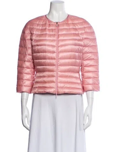 Pre-owned Moncler Down Down Jacket In Pink