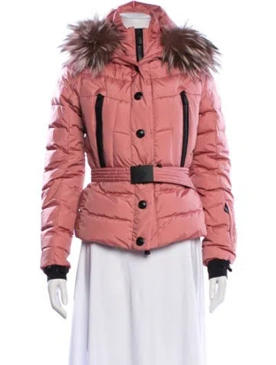 Pre-owned Moncler Down Down Jacket In Pink