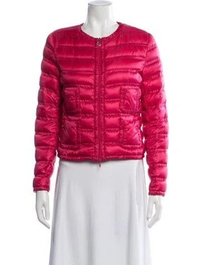 Pre-owned Moncler Down Down Jacket In Pink