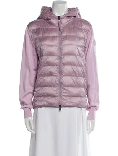 Pre-owned Moncler Down Down Jacket In Purple