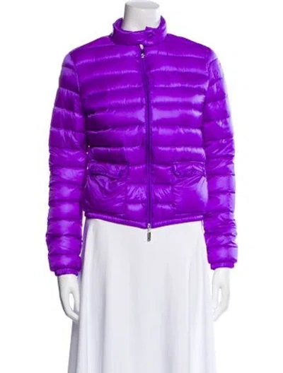 Pre-owned Moncler Down Down Jacket In Purple