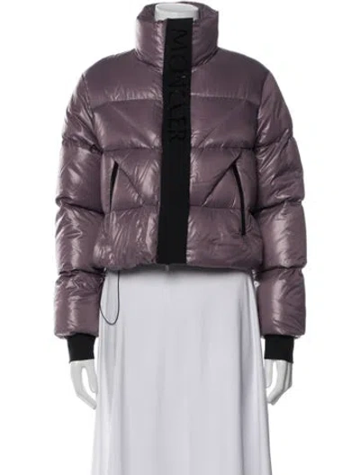 Pre-owned Moncler Down Down Jacket In Purple