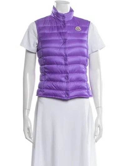 Pre-owned Moncler Down Down Jacket In Purple