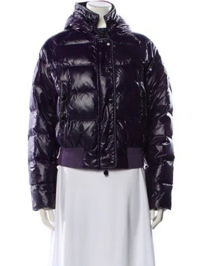 Pre-owned Moncler Down Down Jacket In Purple