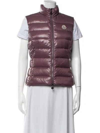 Pre-owned Moncler Down Down Jacket In Purple