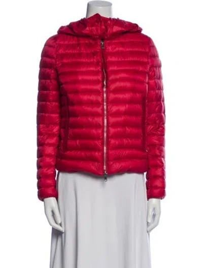 Pre-owned Moncler Down Down Jacket In Red