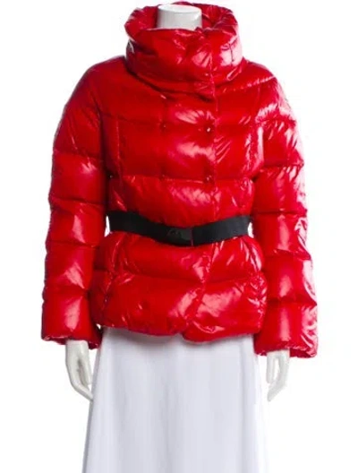 Pre-owned Moncler Down Down Jacket In Red