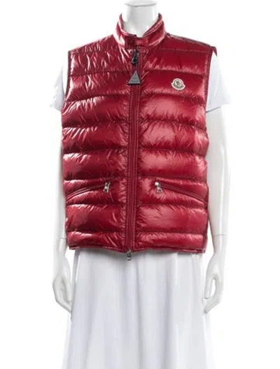 Pre-owned Moncler Down Down Jacket W/ Tags In Red