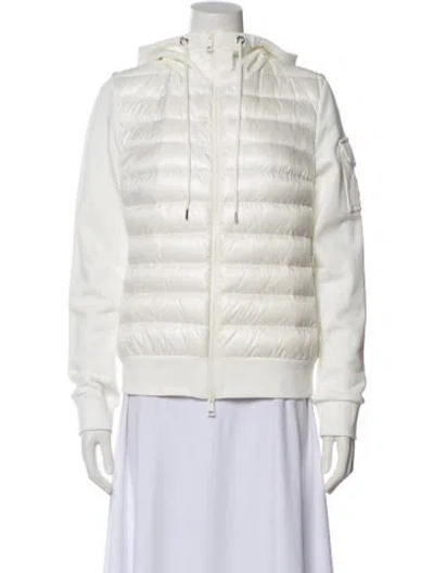 Pre-owned Moncler Down Down Jacket In White