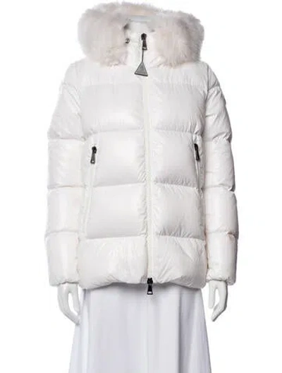 Pre-owned Moncler Down Down Jacket In White