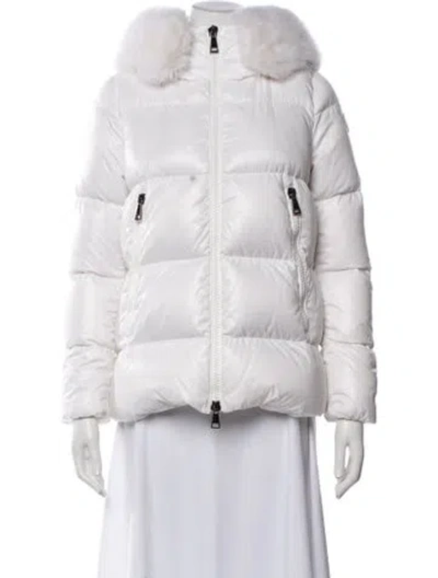 Pre-owned Moncler Down Down Jacket In White