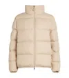 Moncler Abbadia Down Jacket In Beige