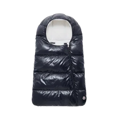 Moncler Down-filled Baby Nest, Gender Neutral, Blue, Size: 6/9m