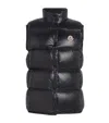Moncler Badia Padded Bodywarmer In Black