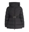 Moncler Brosse Tech Down Jacket In Black