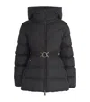 Moncler Brosse Tech Down Jacket In Black