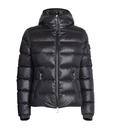 Moncler Down Gles Puffer Jacket In Black