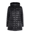 Moncler Down Hooded Jasmin Puffer Jacket In Black