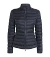 Moncler Women Verrerie Short Down Jacket In Blue