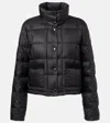 Moncler Jarcieu Nylon Down Jacket In Blue