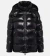 Moncler Maire Hooded Quilted Glossed-shell Down Jacket In 999
