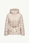 Moncler Down Jacket In Beige