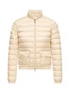 Moncler Down Jacket In Beige