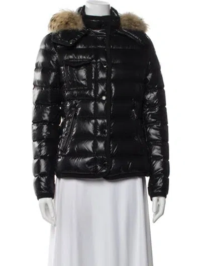 Pre-owned Moncler Down Jacket In Black