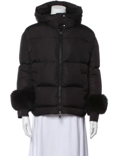 Pre-owned Moncler Down Jacket In Black