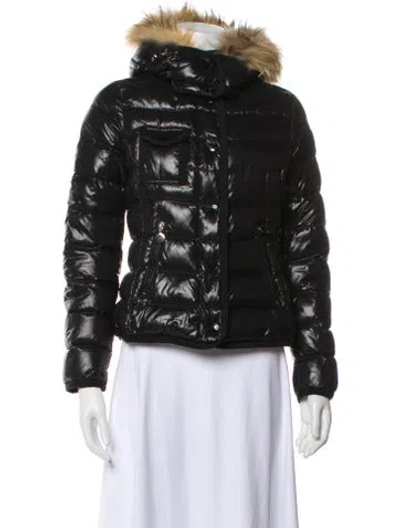 Pre-owned Moncler Down Jacket In Black