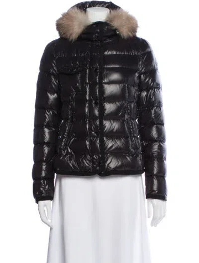 Pre-owned Moncler Down Jacket In Black
