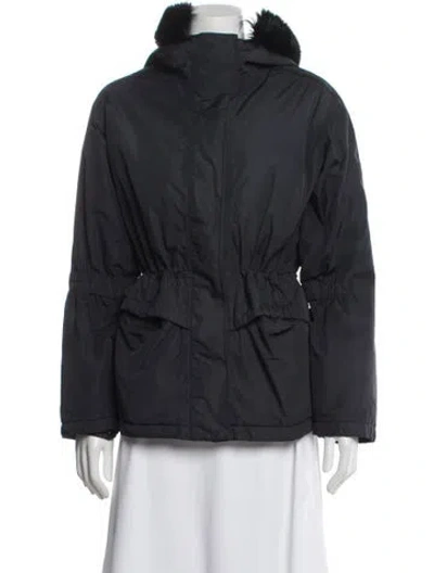 Pre-owned Moncler Down Jacket In Black