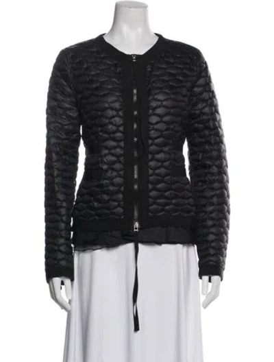 Pre-owned Moncler Down Jacket In Black