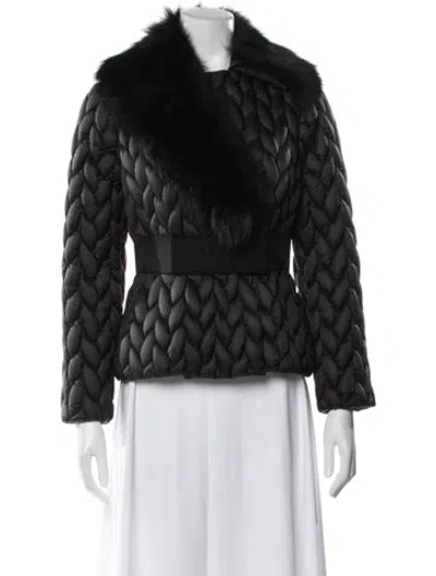 Pre-owned Moncler Down Jacket In Black