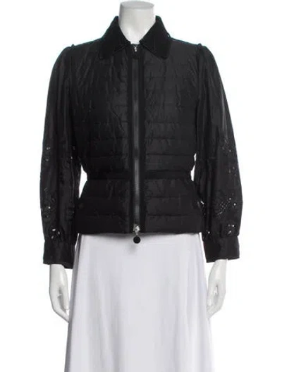 Pre-owned Moncler Down Jacket In Black