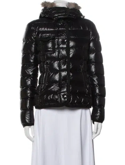Pre-owned Moncler Down Jacket In Black