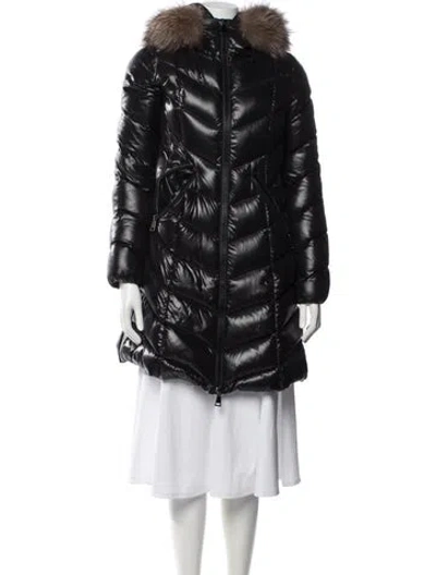 Pre-owned Moncler Down Jacket In Black