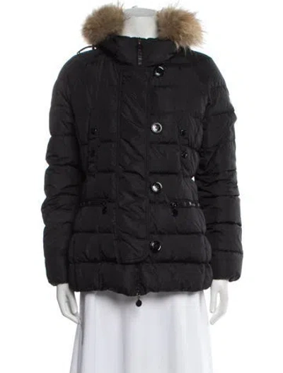 Pre-owned Moncler Down Jacket In Black