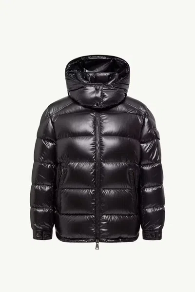 Moncler Down Jacket In Black