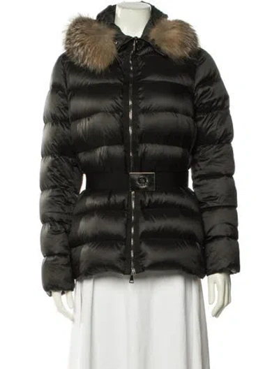 Pre-owned Moncler Down Jacket In Black