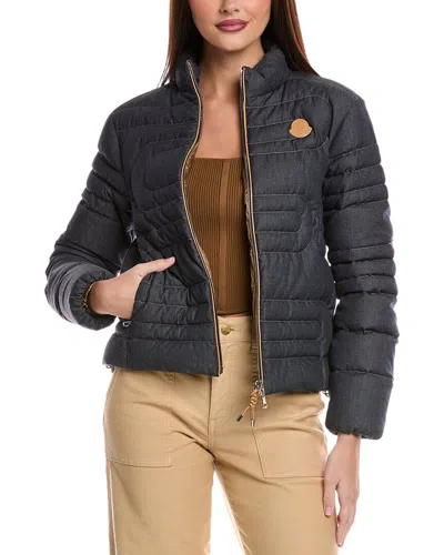 Moncler Down Jacket In Blue