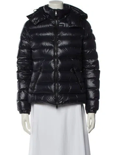 Pre-owned Moncler Down Jacket In Blue