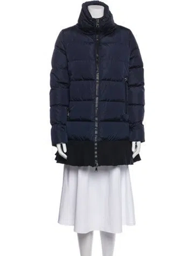 Pre-owned Moncler Down Jacket In Blue